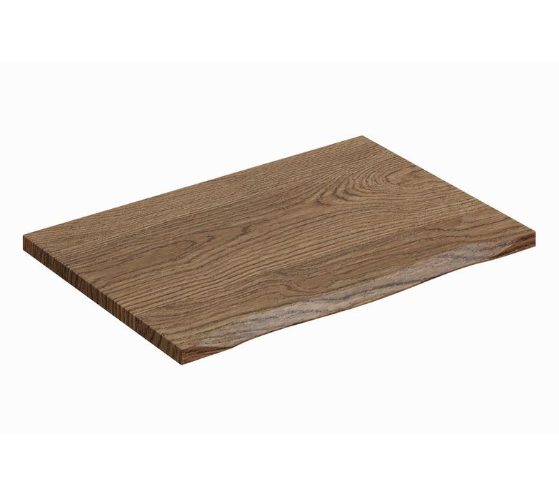 Plan Vasque 60 Cm Nature Casella Oak – Bord Irrégulier Pour Salle De Bain élégante