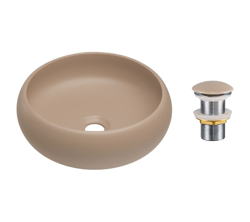 Lavabo Carré 36×36 Cm Avec Bonde Clic-clac Pratique