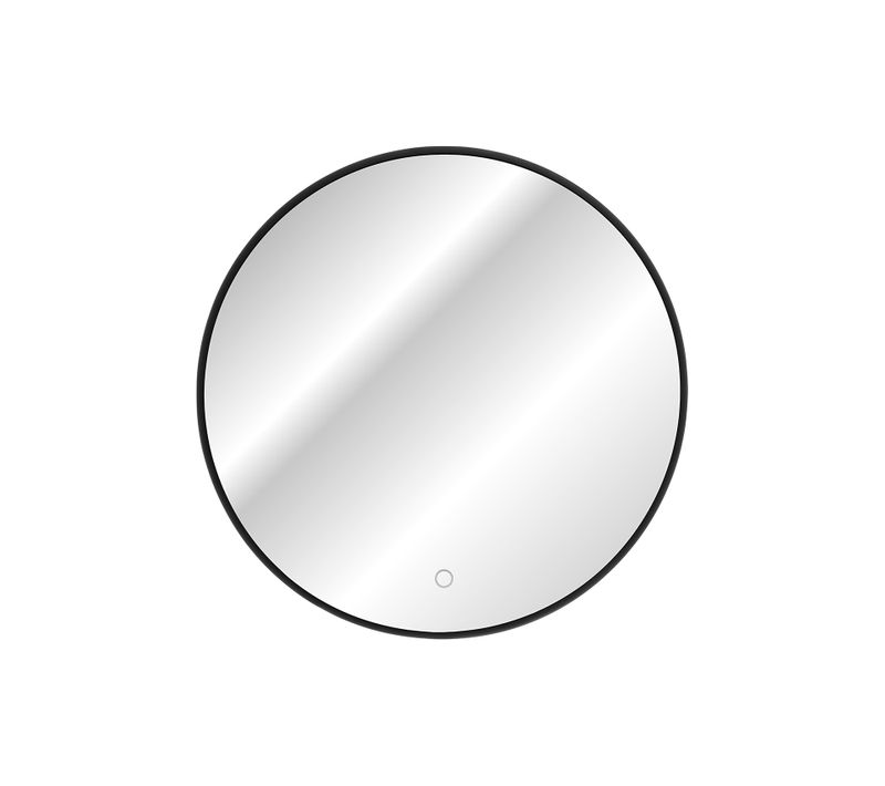 Miroir LED Encadré 80x80 Cm Avec Cadre Aluminium Pour Salle De Bain Moderne