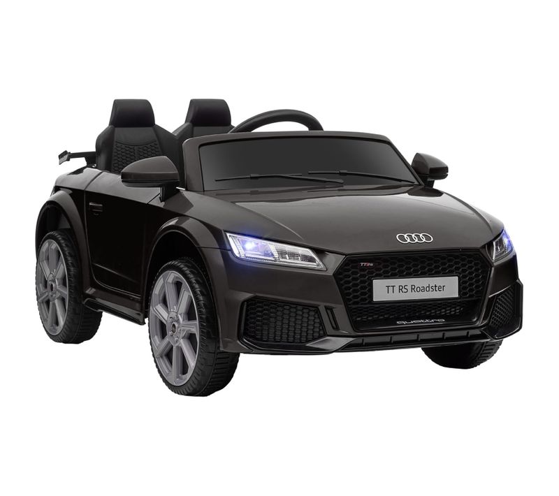 Voiture Électrique Enfant Audi Avec Télécommande, Musique Et LED, Noire