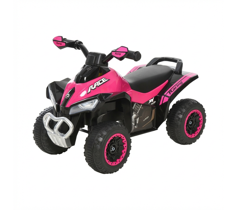 Voiture à Pousser Enfant Pour 18-36 Mois Avec Musique Et Lumière, Rose