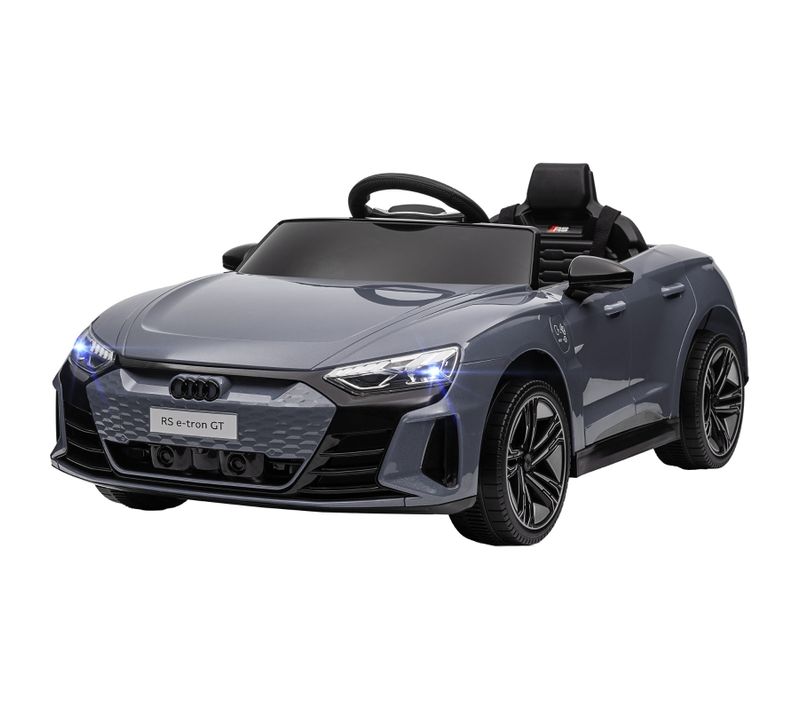 Voiture électrique Enfant 12v Audi Rs E-tron Gt, Gris, Avec Télécommande
