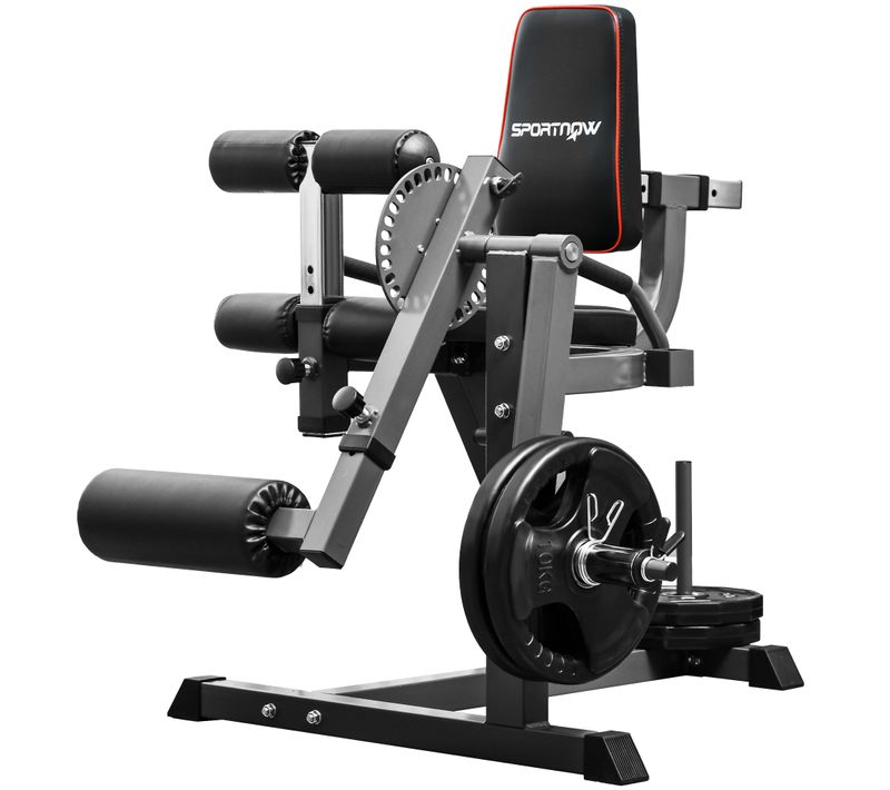 Appareil Musculation Jambes Réglable Avec Extension Et Flexion, Charge Maximale 60 Kg