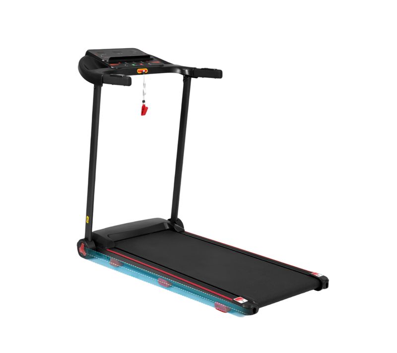 Tapis De Course Pliable 14 Km/h Avec Inclinaison 8%, LED, Bluetooth, 3,0 Hp, 120 Kg