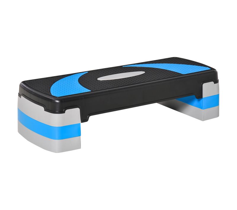 Step Aerobic Réglable 3 Hauteurs 10/15/20 Cm, Robuste, Anti-dérapant, 150 Kg