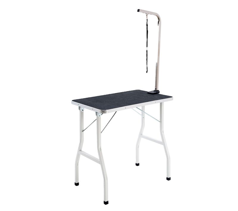 Table De Toilettage Professionnelle Pliable Pour Animaux Avec Bras Réglable Et Laisse, 90x60 Cm