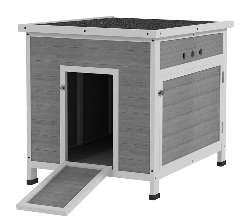 Poulailler Et Enclos Pour Canards Avec Porte Latérale Et Toit Étanche