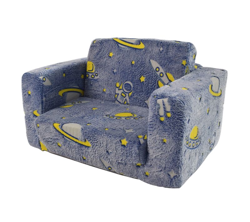 Canapé Pliant Pour Tout-petits, Fauteuil Peluche Lumineux Pour Chambre D’enfant