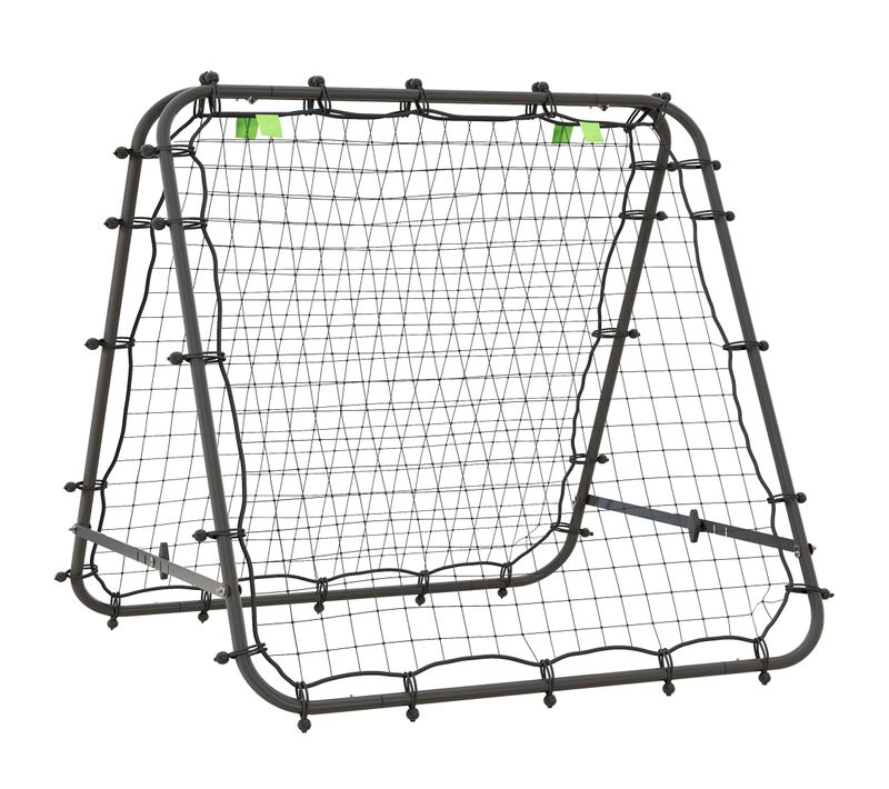 Rebondisseur De Football Ajustable 5 Positions Avec Filet Et Structure En Acier