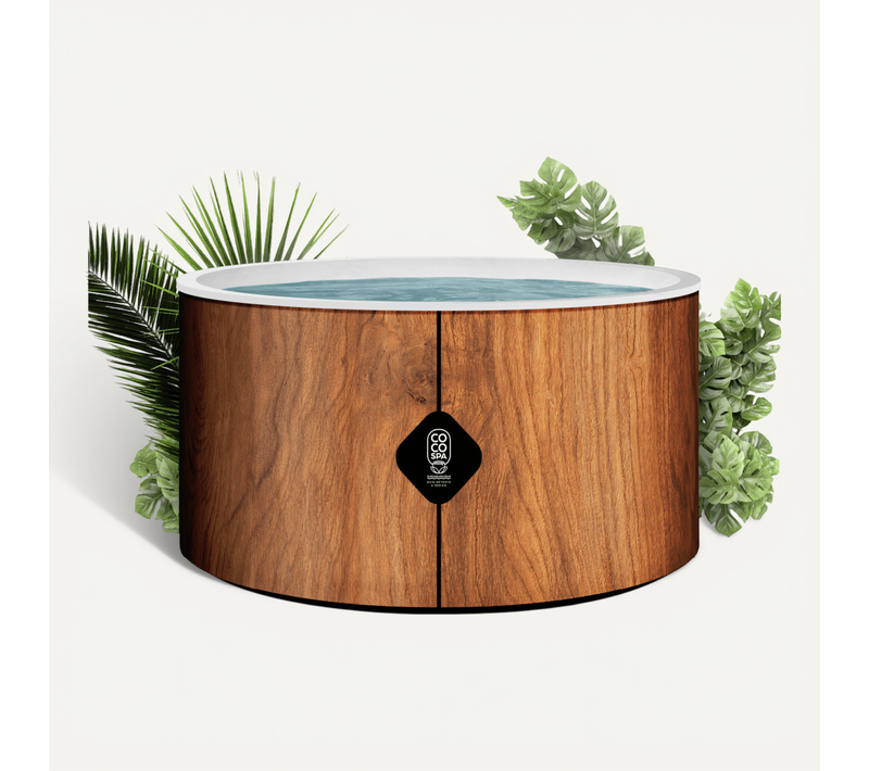 Coco Spa Tahiti Spa Gonflable - 150 Cm De Diamètre - 800 Litres - Moteur 2240 W - 2 à 4 Personnes