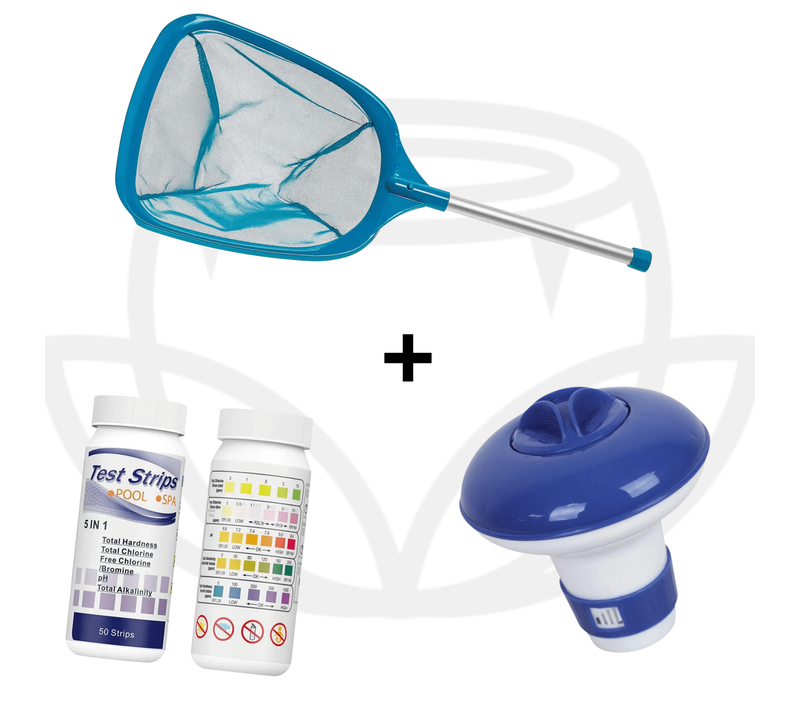 Pack Propreté Coco Spa Epuisette - Bandelette - Chlore Diffuseur