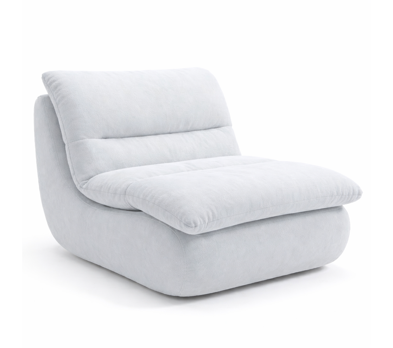 Fauteuil Compressé 1 Place Blanc