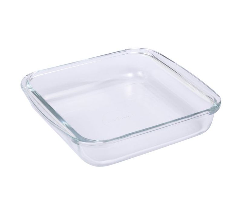 Plat à Four Carrée "saveur" 24cm Transparent