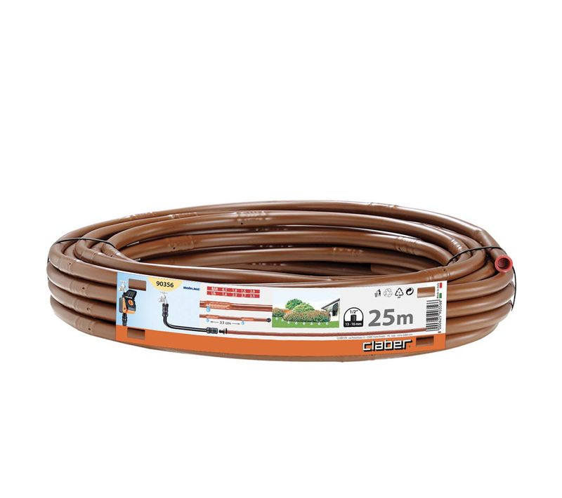 Tuyau D'arrosage Goutte à Goutte - 16 Mm - Espacement De 33 Cm - Marron - 90356