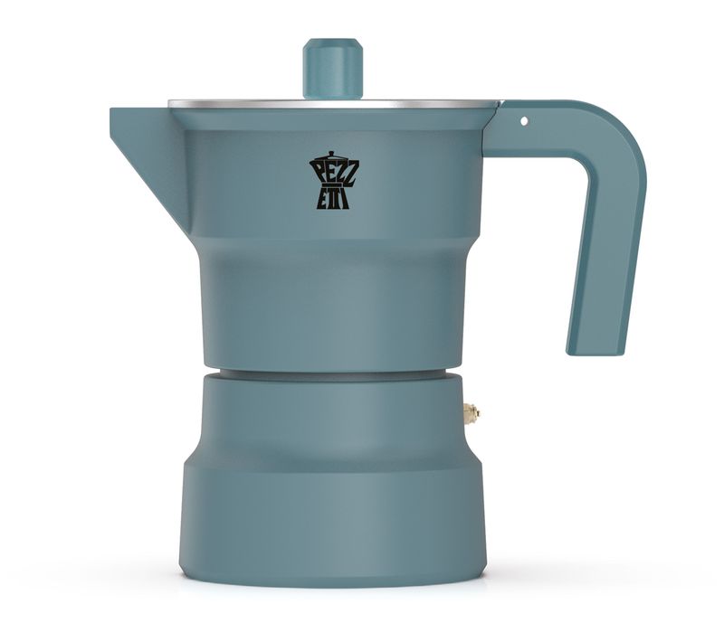 Cafetiere Italienne - Solidexpress - Aluminium - 3 Tasses - Vert