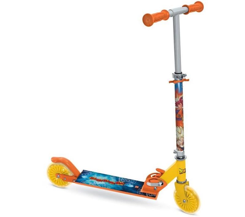 Trottinette 2 Roues Pliable Dragon Ball – Guidon Réglable, Roues 12 Cm