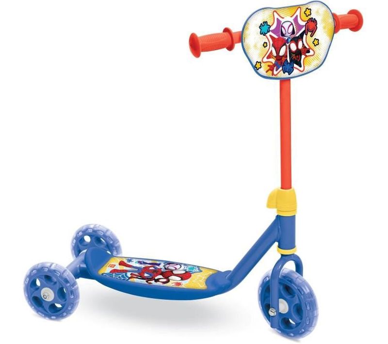 My First Scooter Spidey - Trottinette 3 Roues Enfants 2-4 Ans, 20 Kg Max