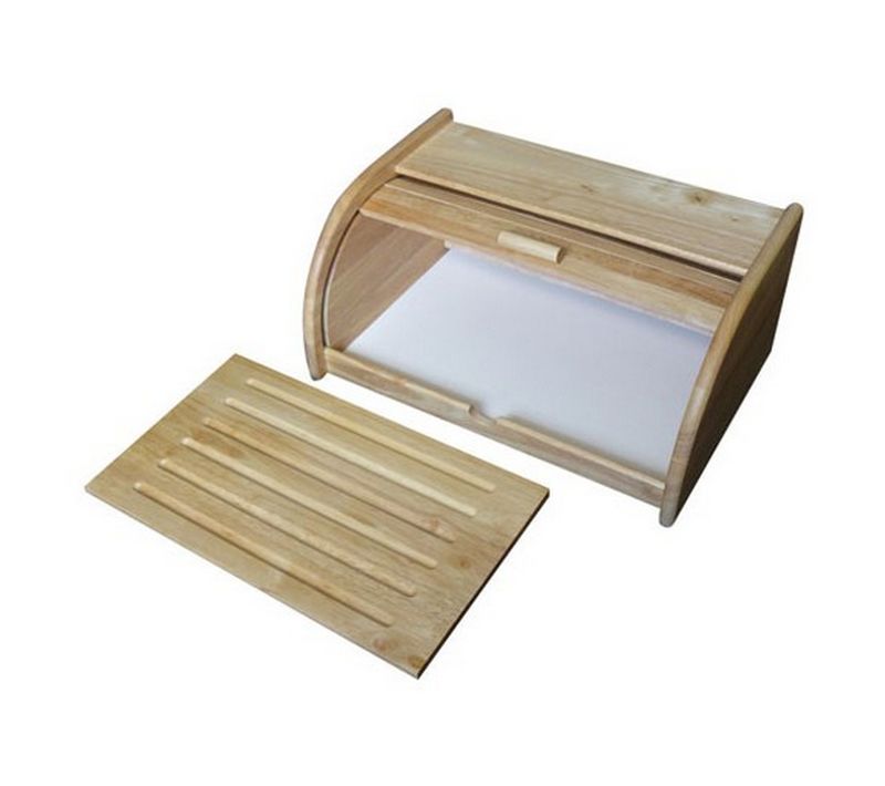 Boîte à Pain 40cm + Planche Hévéa 9043510080