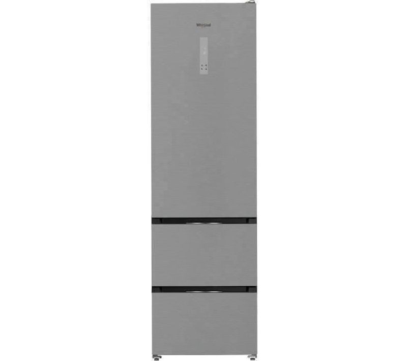 Réfrigérateur Combiné - Whkf6352x5e - Classe C - 351 L (249l + 102l) - 35 dB - Dual No Frost - Gris