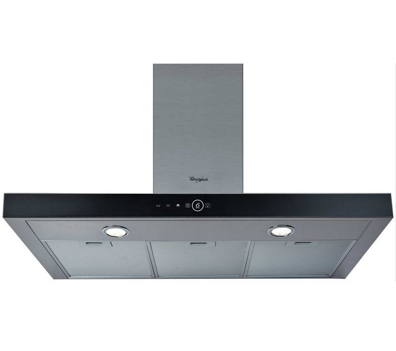 Hotte Décorative Murale 90 cm 69db 713m3/h Inox/noir - Akr759/1ix