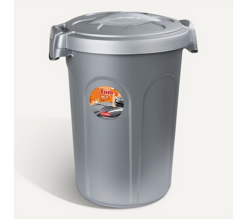 Conteneur Alimentaire Pour Animaux Tom 46 L - Pvc Gris, Hermétique