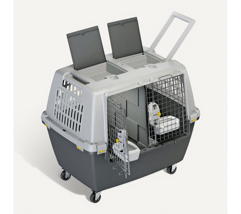 Cage Pour Animaux Gulliver Touring 80x58x62 Cm Gris 81340