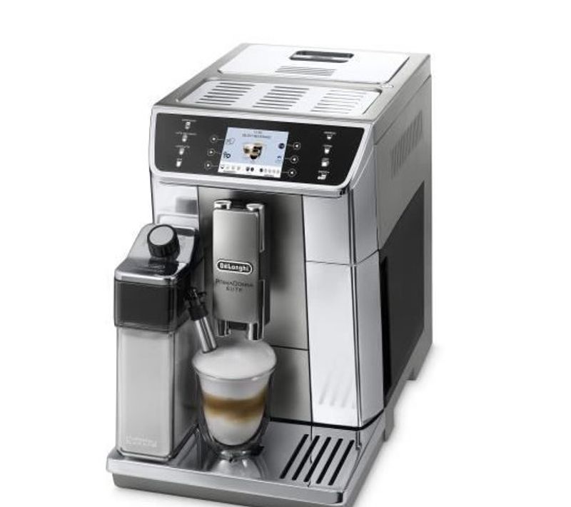 Machine Expresso Broyeur Connecté Ecam650.55.ms Primadonna Elite Gris