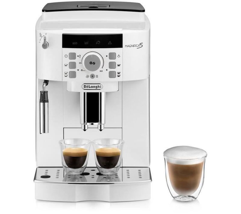 Espresso Avec Broyeur à Grains - Magnifica S Ecam22.110.w - 1,8 L - 250 G - 15 Bar - 1450 W