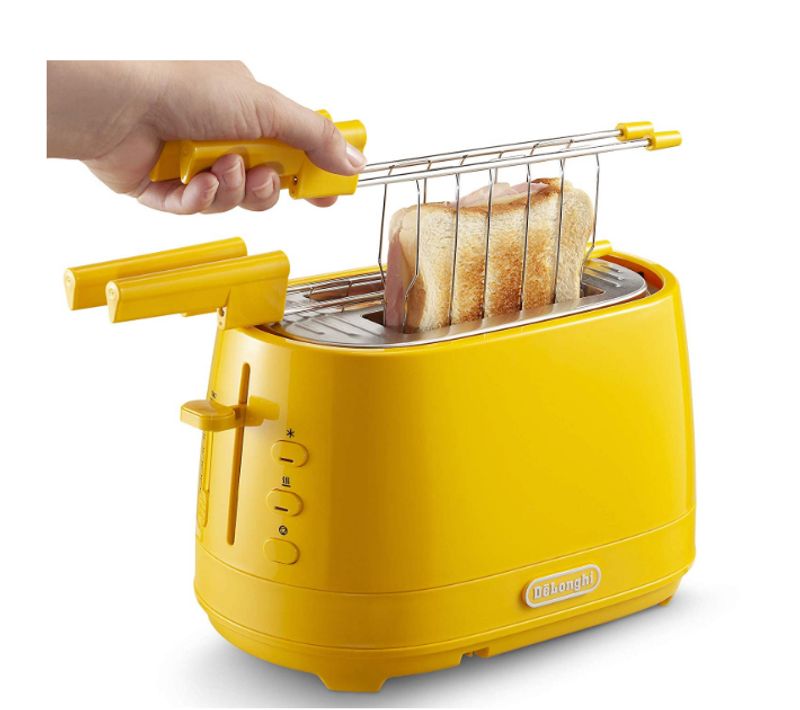 Grille Pain Ctlap2203.y 2 Fentes Jaune 550 W