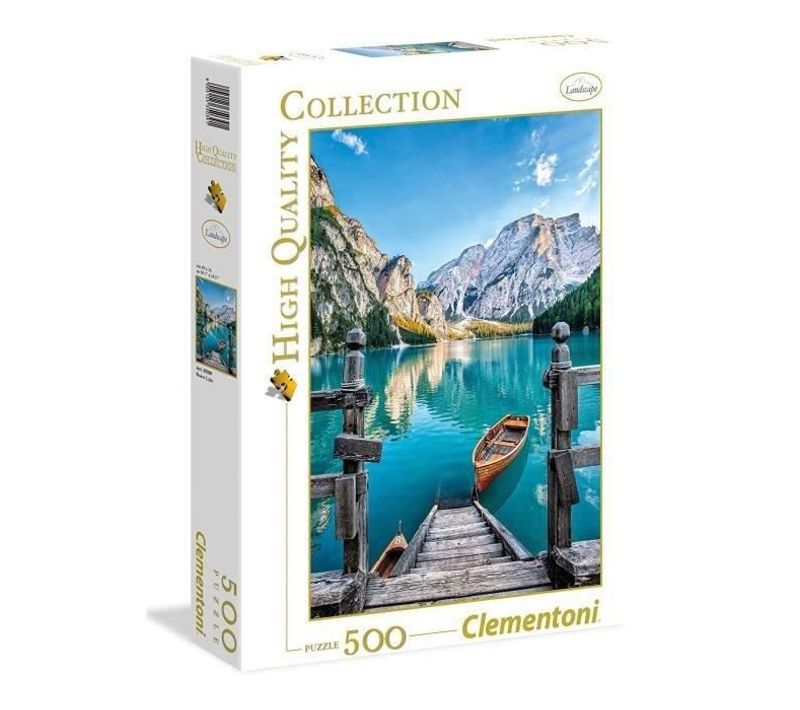 Puzzle 500 Pieces Le Lac De Braies 49 X 36 Cm