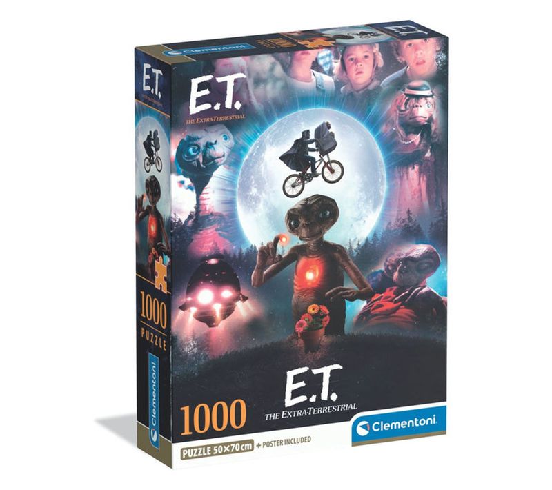 Puzzle 1000 Pièces Compact E.t. – 70 X 50 Cm, Poster Inclus