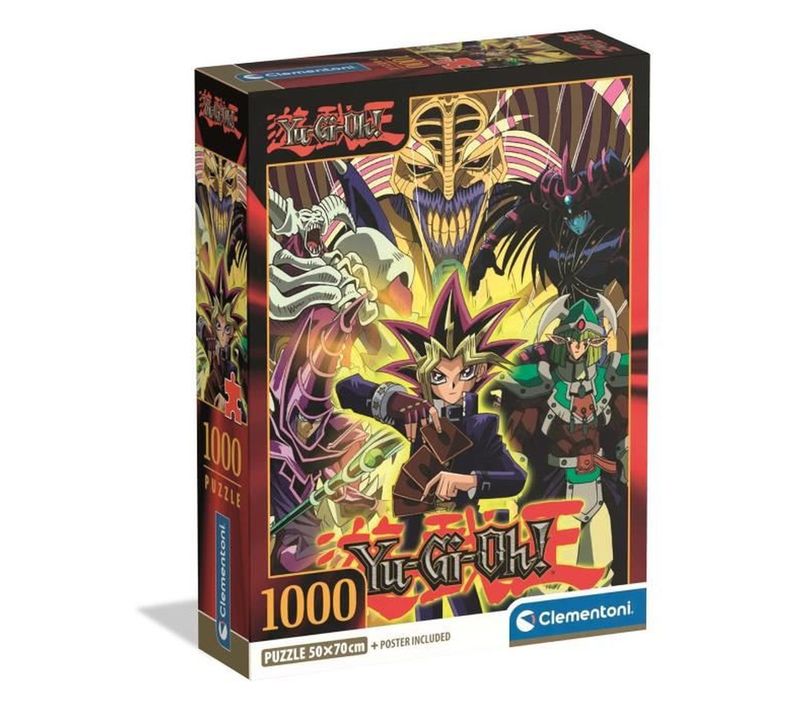 Puzzle 1000 Pièces Yu-gi-oh! — 70 X 50 Cm Avec Poster, Boîte Compacte