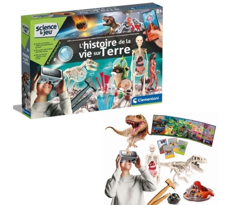 Kit Scientifique Histoire De La Vie Avec Casque Vr – 8+ • 50+ Expériences