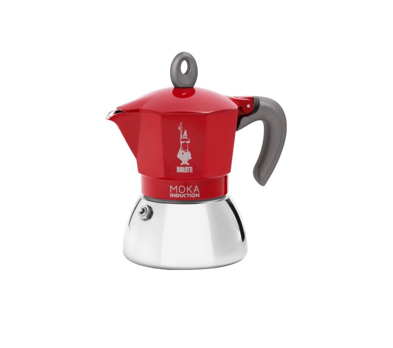 Cafetière 2 tasses Moka Induction Rouge - 6942