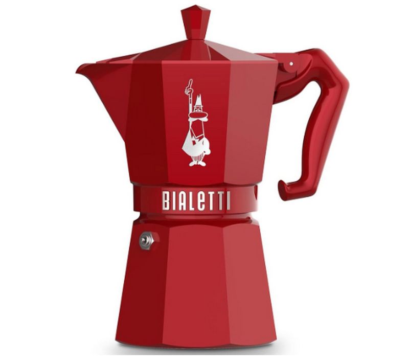 Cafetière Italienne 6 Tasses Rouge - 0009056