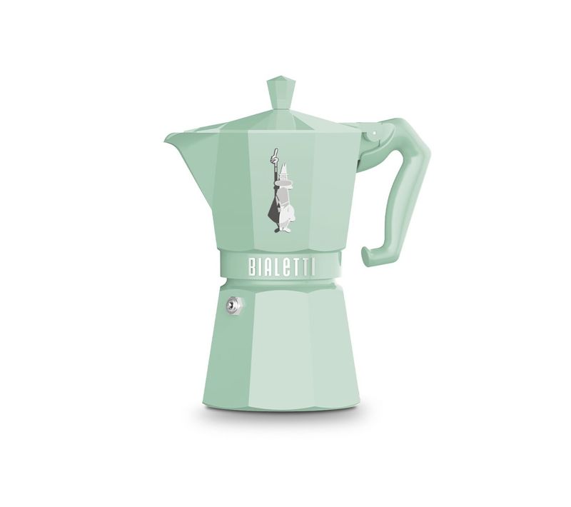 Cafetière Italienne 6 Tasses Vert Pastel - 0009058