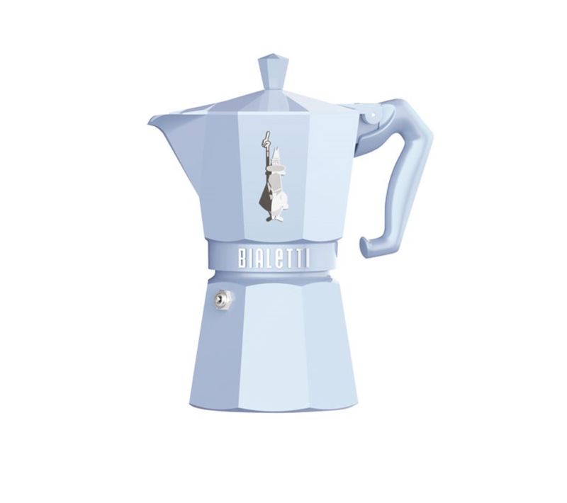 Cafetière Italienne 6 Tasses Bleu Pastel - 0009062