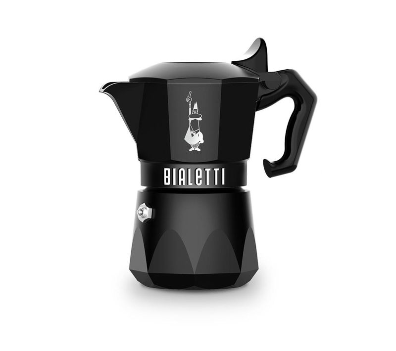 Cafetière Brikka Noire Exclusive 2 Tasses En Métal Antiadhésif
