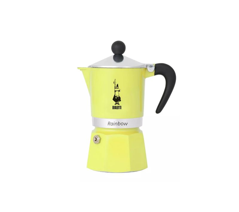 Cafetière Italienne 6 Tasses Jaune Pastel - 0006538