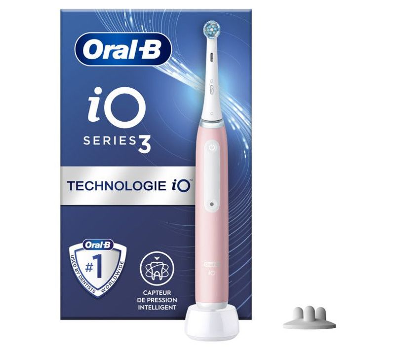 Brosse à Dents Electrique Rose Séries 3s Io Avec Chargeur Oral-b