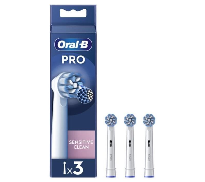 Oral-b Pro Sensitive Clean Brossettes Pour Brosse à Dents, Pack De 3 Unités