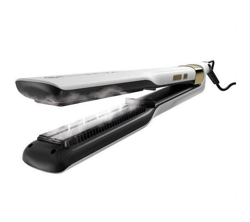 Lisseur Vapeur Professionnel - Steam Elixir - Plaque Céramique + Huile D'argan - 4 Températures