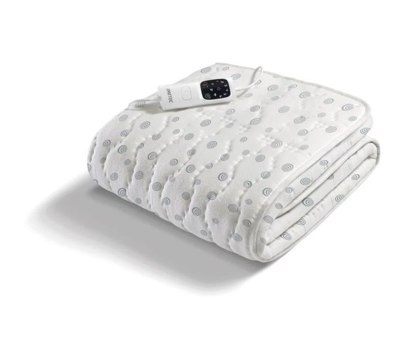 Surmatelas Chauffant - 1 Place Adapto, 150x80cm - 6 Températures - 100% Coton Chauffage Ra