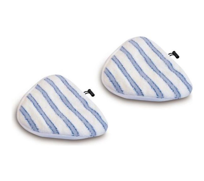 Lot De 2 Serpillières Triangulaires Pour Nettoyeur Balai Vapeur Vtaction - Paeu0275