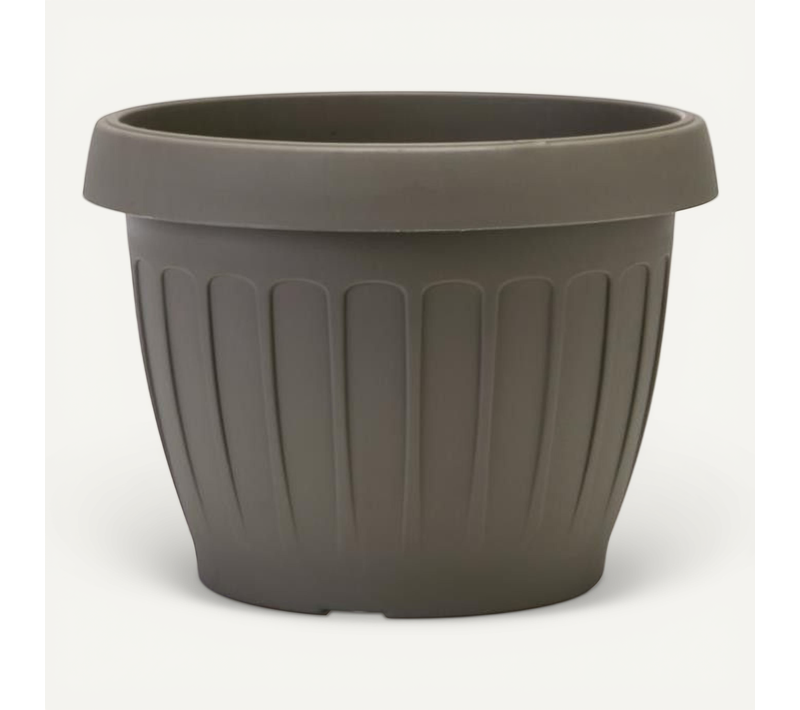 Pot De Fleurs - Terra - D 35 Cm - Cappuccino