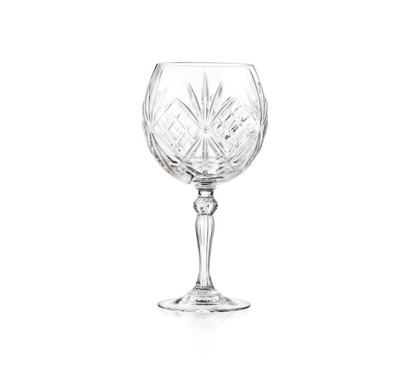 Boîte De 6 Verres à Pied  Cocktail Mélodia 65 Cl En Verre Cristallin