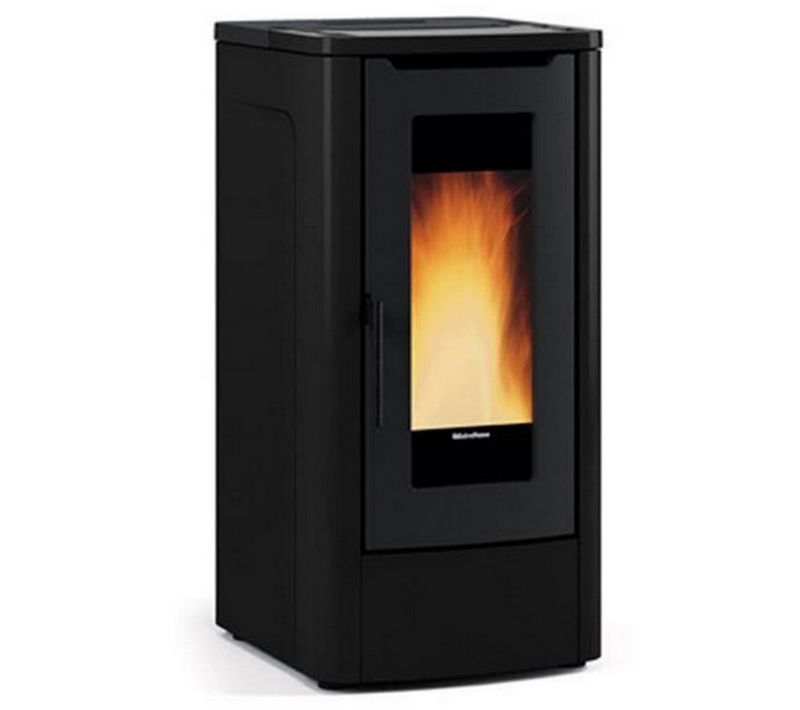 Poêle à Granulés De Bois 10kw Noir - Teoremanoir
