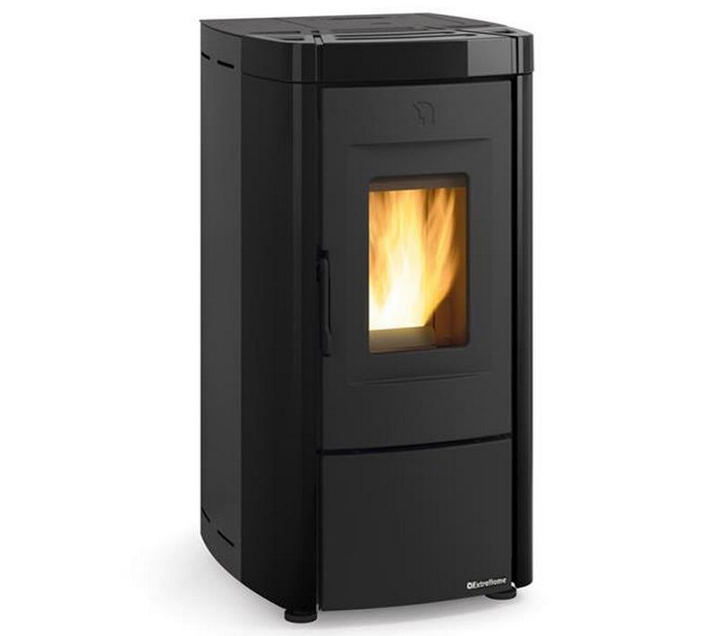 Poêle à Granulés De Bois 7kw Noir Moiraevonoir