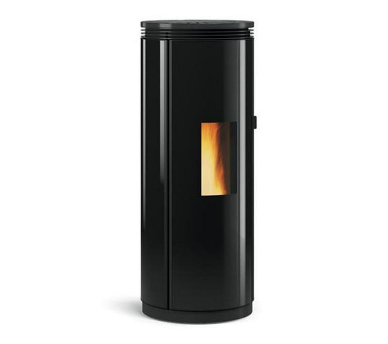 Poêle à Granulés De Bois 8kw Noir - Pamelacrystal
