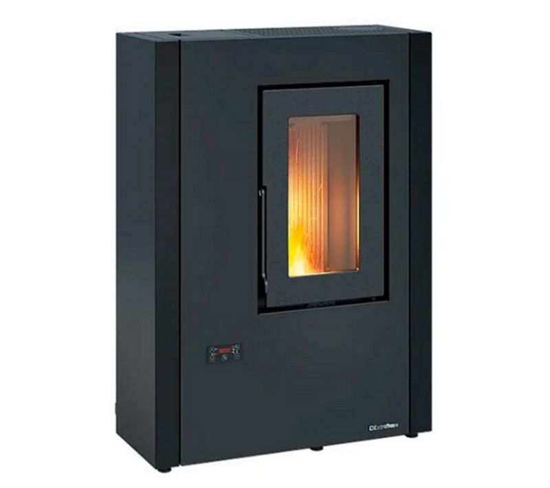 Poêle à Granulés De Bois 7kw Noir Luisella5.0maxinoir